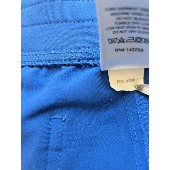 Figs Pants Womens XS Blue Stretch Mid Rise Drawstring Scrub Pockets EUC - Picture 12 of 12